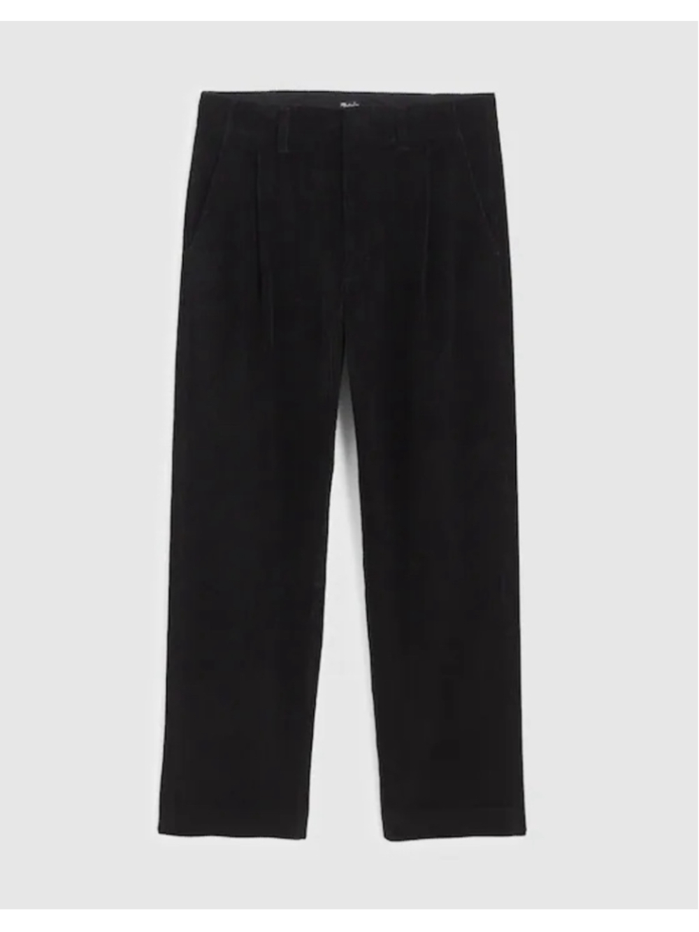 Madewell Men’s LONGWEEKEND
Pleated Trousers in Corduroy in black size 31